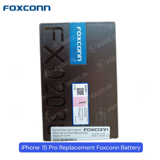 Foxconn Replacement Battery for iPhone 15 Pro - High Performance